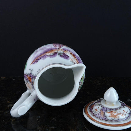 Antique Chinese Famille Rose Mandarin Famille rose Miniature teapot - Estate Fresh Austin