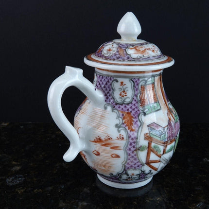 Antique Chinese Famille Rose Mandarin Famille rose Miniature teapot - Estate Fresh Austin