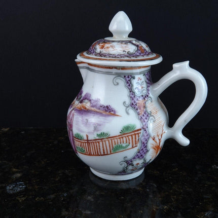 Antique Chinese Famille Rose Mandarin Famille rose Miniature teapot - Estate Fresh Austin