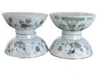 Antique Chinese Famille Rose Rice Bowl/Tea Cup set - Estate Fresh Austin