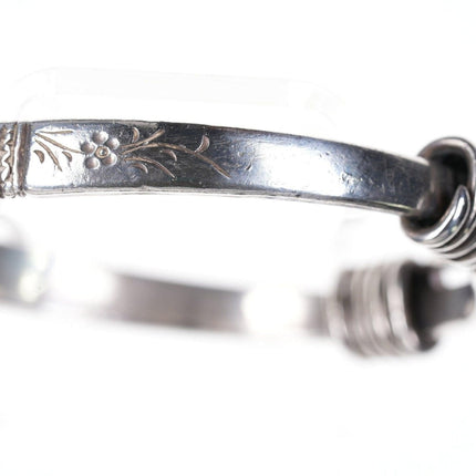 Antique Chinese Silver Adjustable bangle - Estate Fresh Austin