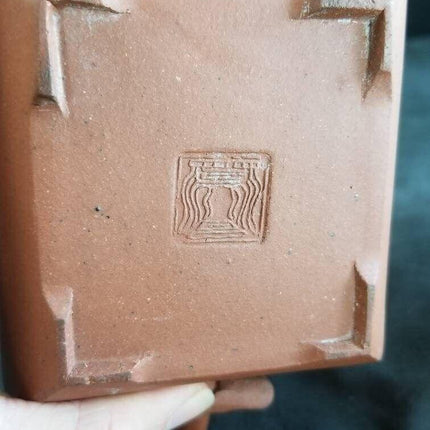 Antique Chinese Yixing Zisha Teapot Hand Built Bamboo spout Decoration - Estate Fresh Austin