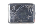 Antique Chinese Zee Sung Silver Card case - Estate Fresh Austin