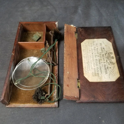 Antique De Grave, Short, & Fanner Portable Gold/Apothecary Scales c.1850 - Estate Fresh Austin