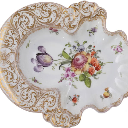 Antique Dresden Hand painted bowl - Estate Fresh Austin