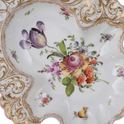 Antique Dresden Hand painted bowl - Estate Fresh Austin