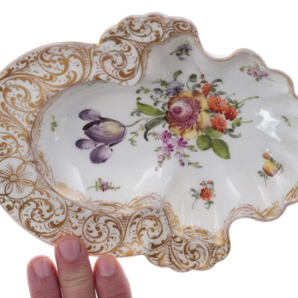 Antique Dresden Hand painted bowl - Estate Fresh Austin