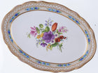 Antique Dresden porclain oval bowl - Estate Fresh Austin