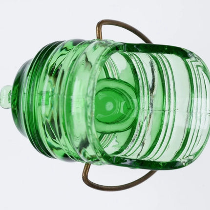 Antique EAPG Green Coal Scuttle toothpick holder - Estate Fresh Austin