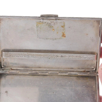 Antique Engraved 800 Silver case - Estate Fresh Austin