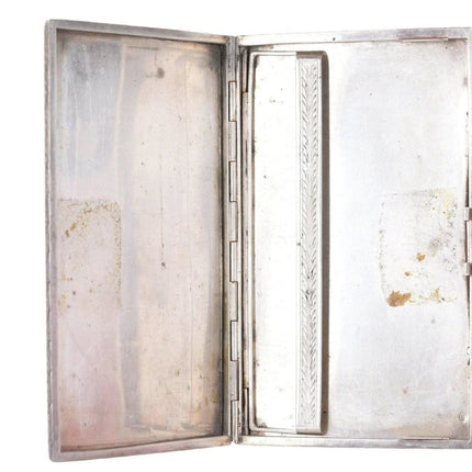 Antique Engraved 800 Silver case - Estate Fresh Austin