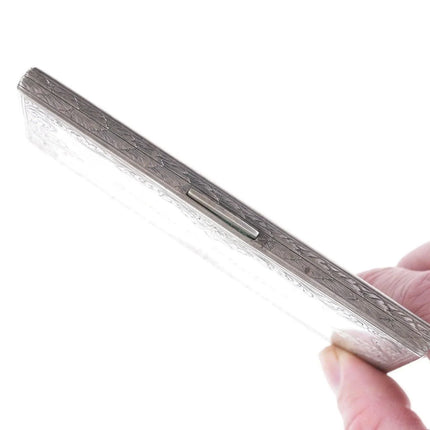 Antique Engraved 800 Silver case - Estate Fresh Austin