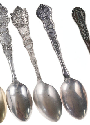 Antique Exposition Spoon collection 1893, 1904, 1915 - Estate Fresh Austin