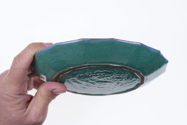 Antique Faience Persian style plate - Estate Fresh Austin