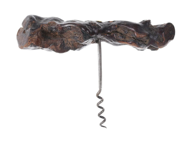 Antique French Grapevine burl corkscrew Bernard Siret - Estate Fresh Austin