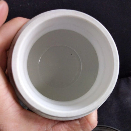 Antique French pewter Sustenteur Medical Apothecary Jars for Sterilization - Estate Fresh Austin