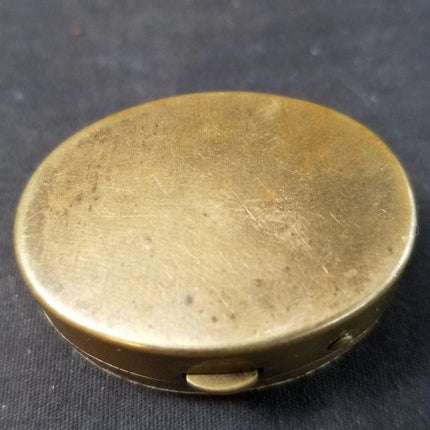 Antique French Pill/trinket Box Enamel on Copper lid c.1920 - Estate Fresh Austin