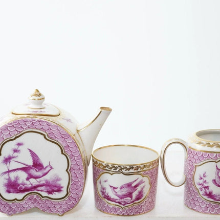 Antique French Sevres Style Tea For two Tête-à-Tête tea set - Estate Fresh Austin