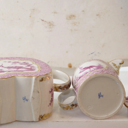 Antique French Sevres Style Tea For two Tête-à-Tête tea set - Estate Fresh Austin