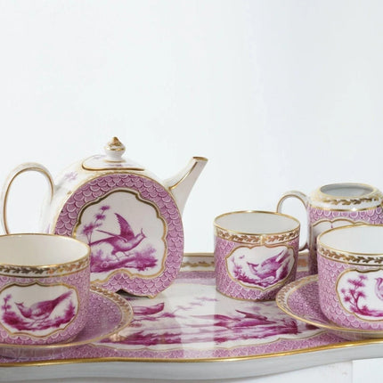 Antique French Sevres Style Tea For two Tête-à-Tête tea set - Estate Fresh Austin