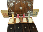 Antique Gambling Whist Set in Mother of Pearl Marquetry Box Nelson's Victory Cli - Estate Fresh Austin
