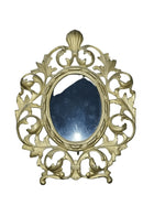 Antique Gilt Cast Iron Picture Frame 4