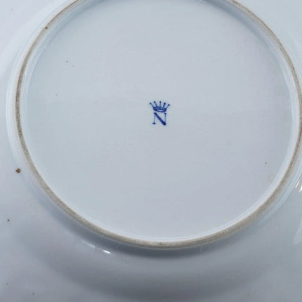 Antique Hand Painted High Relief Dresden Service plate - Estate Fresh Austin