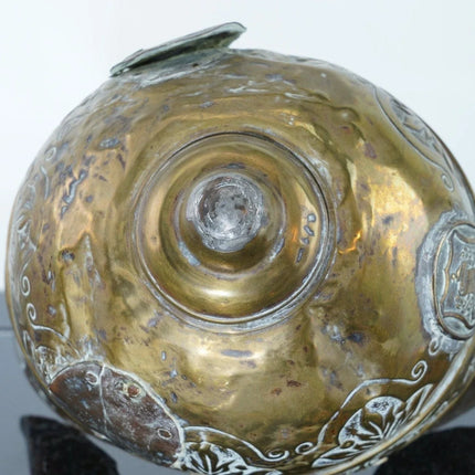 Antique Hussar/Fireman Brass helmet - Estate Fresh Austin