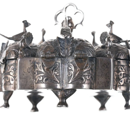 Antique Indian Silver Spice Box - Estate Fresh Austin