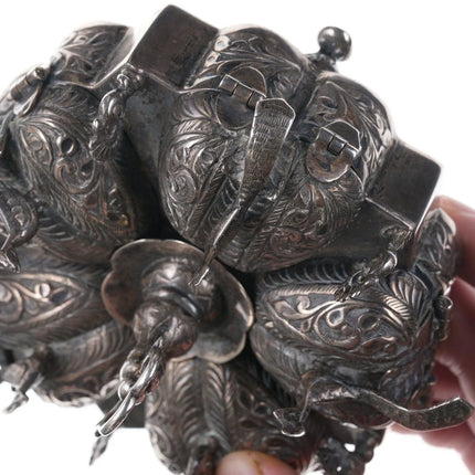 Antique Indian Silver Spice Box - Estate Fresh Austin