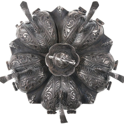 Antique Indian Silver Spice Box - Estate Fresh Austin