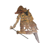 Antique Indonesian Shadow Puppet Carved polychrome painted wood c1920 - Estate Fresh Austin