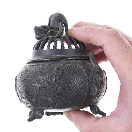 Antique Japanese Bronze Censer - Estate Fresh Austin