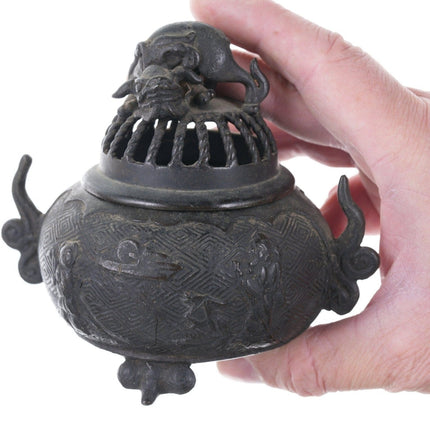 Antique Japanese Bronze Censer - Estate Fresh Austin