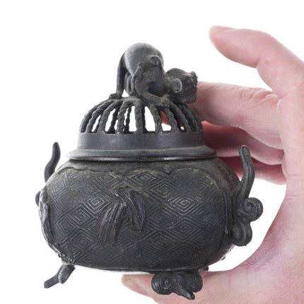 Antique Japanese Bronze Censer - Estate Fresh Austin