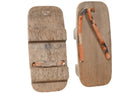 Antique Japanese wood shoes - Estate Fresh Austin