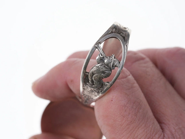 Antique Little Boy Blue Sterling Baby Spoon - Estate Fresh Austin