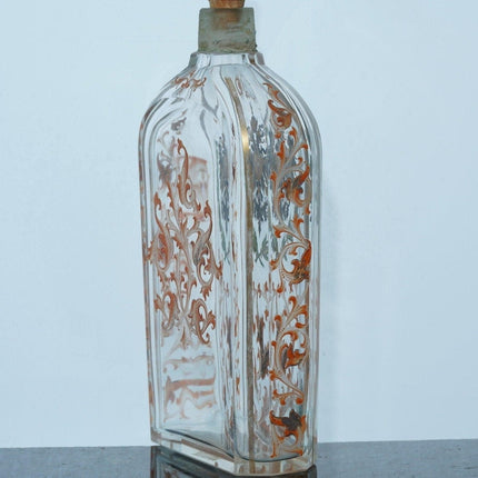 Antique Lobmeyr Austrian Double Eagle bottle - Estate Fresh Austin