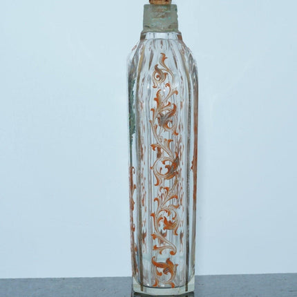 Antique Lobmeyr Austrian Double Eagle bottle - Estate Fresh Austin