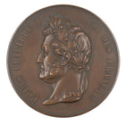 Antique Louis Philippe I Bronze Medallion - Estate Fresh Austin