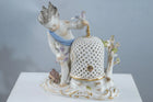 Antique Meissen Boy with Bird Cage Figure - Estate Fresh Austin