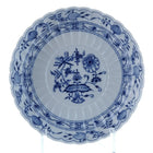 Antique Meissen Onion Scalloped Low Bowl 8.5