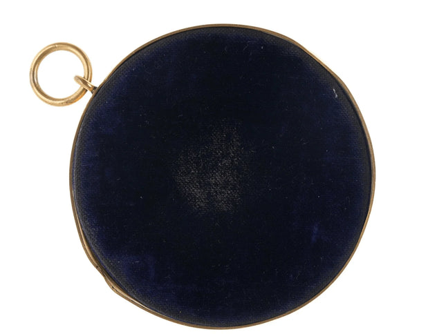 Antique miniature watercolor portrait - Estate Fresh Austin