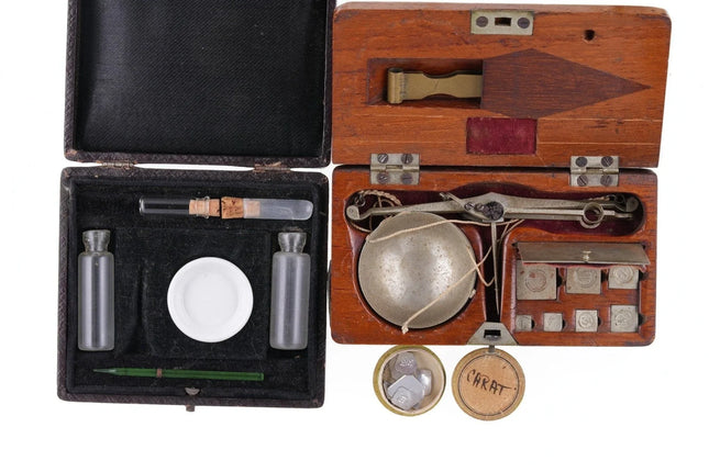 Antique Pocket Gold Scales/test kits - Estate Fresh Austin
