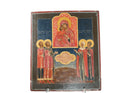 Antique Russian Icon Hand painted wood panel - Estate Fresh Austin