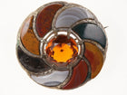 Antique Scottish Citrine/Agate/Sterling Pin/pendant h - Estate Fresh Austin