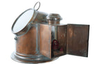 Antique Sestrel Binnacle Ships Compass with side oil lamp for lumination - Estate Fresh Austin