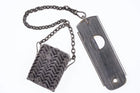 Antique Sterling Stamp case/chain with Valet Auto Strop Razor Utility knife/ciga - Estate Fresh Austin