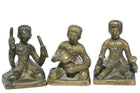 Antique Thai Bronze Miniature Musicians - Estate Fresh Austin