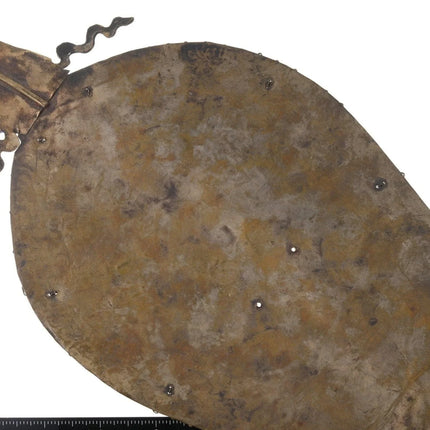 Antique Tibetan Chenrezig Buddha Coral/glass inlaid metal shrine - Estate Fresh Austin